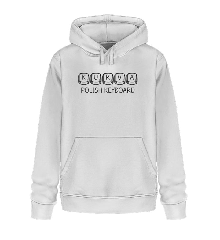 Polish Keyboard  - Unisex Organic Hoodie