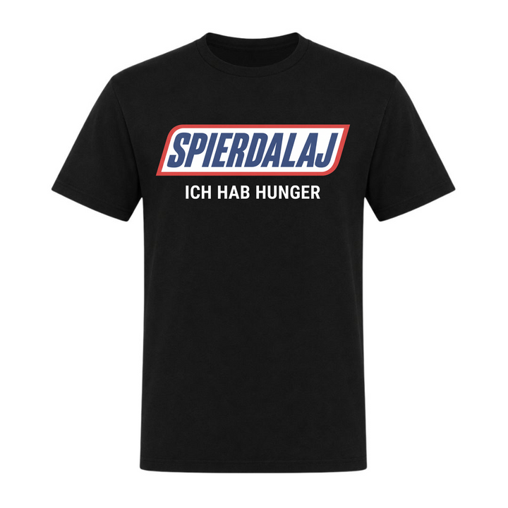 Spierdalaj Unisex T-Shirt in Schwarz – Vorderseite – polnischer Spruch