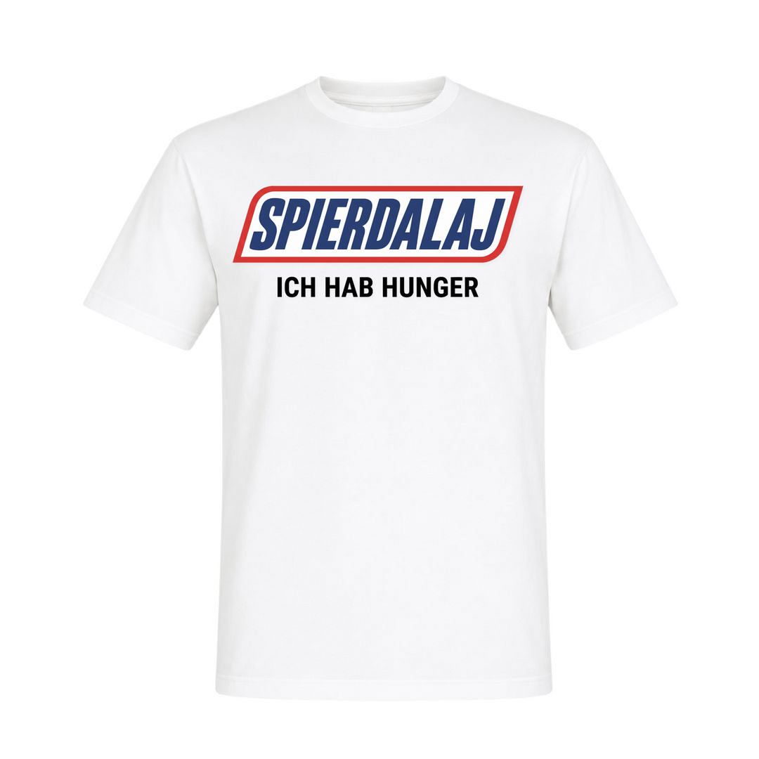 Spierdalaj Unisex T-Shirt in Weiß – Vorderseite – polnischer Spruch