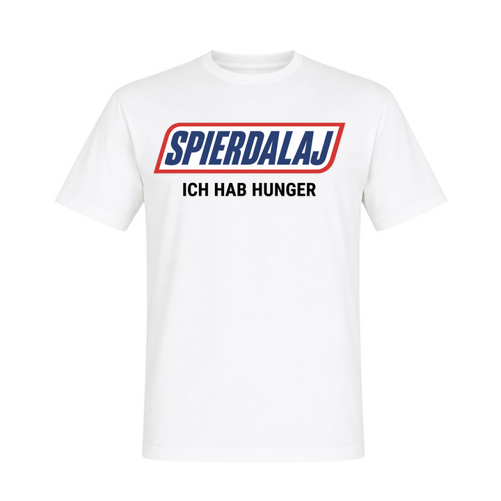 Spierdalaj Unisex T-Shirt in Weiß – Vorderseite – polnischer Spruch