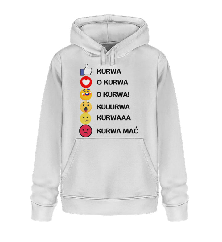 Kurwa Emojis  - Unisex Organic Hoodie
