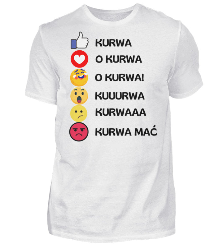 Kurwa Emojis  - Herren Shirt