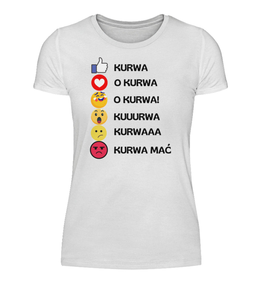 Kurwa Emojis  - Damenshirt