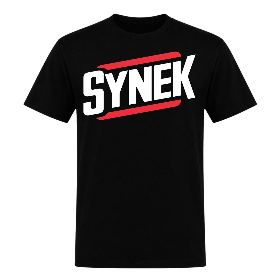 Synek Unisex T-Shirt in Schwarz – Vorderseite – polnischer Spruch